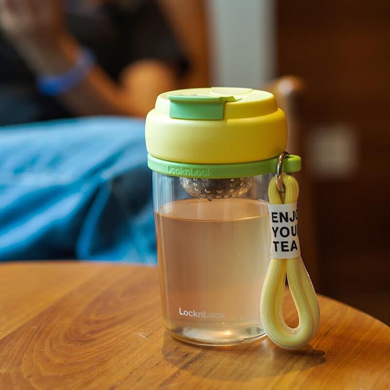 LOCK&LOCK Heat-Resistant Glass Tea Infuser Cup