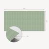 Set of Self-Adhesive Vinyl Tiles With Print Rectangular Tiles In a Grid 6X60X30 Cm