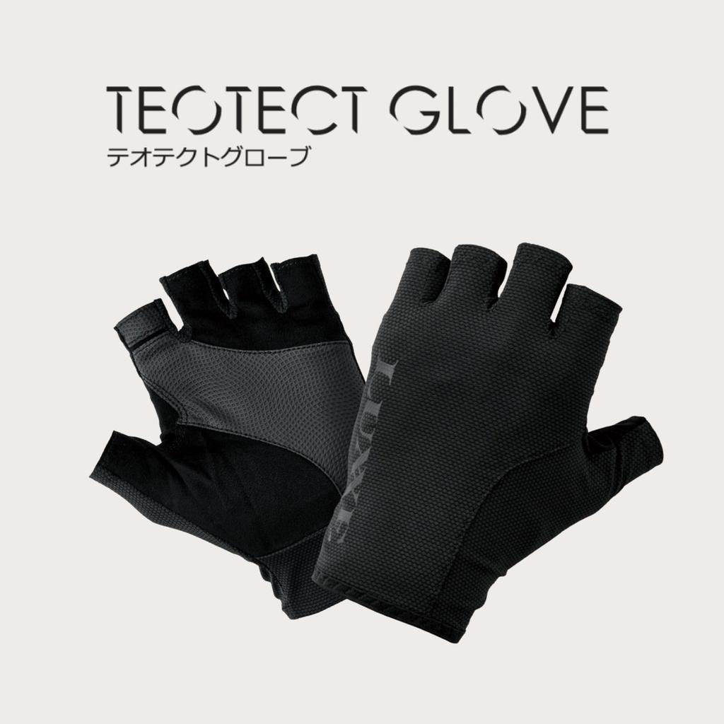 Gamakatsu Luxe TEOTECT Short Finger Gloves Black M LE7002 #1