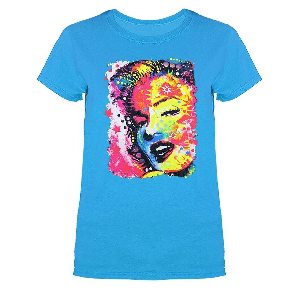 Monroe Colorful Women American Pop Culture Icon Women039s T-shirt