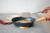 Nankai Tsusho Rokusan Tsubame Nitrided Iron Frying Pan, Black, 24cm, 0752-001