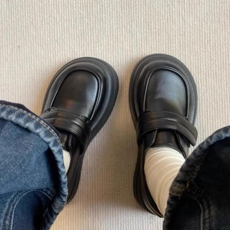 Черная женская обувь Вечерние мокасины Туфли на высоком каблуке Распродажа обуви Обувь для отпуска Натуральная Марк Тренд 2025 39 Y2k Женские туфли-лодочки 35 3979₽