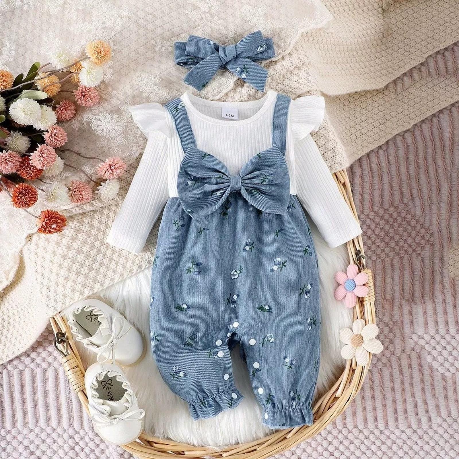 

Стильный комплект из двух предметов для девочек: топ и брюки 12M