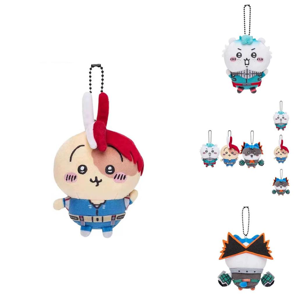 Ultra-soft Short Plush 10cm Keychain Featuring Adorable Characters From Hero Academy