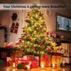 Solar LED Fairy String Lights,christmas Decoration 2025,Outdoor Waterproof Twinkle Lights, for Christmas Patio Tree Party