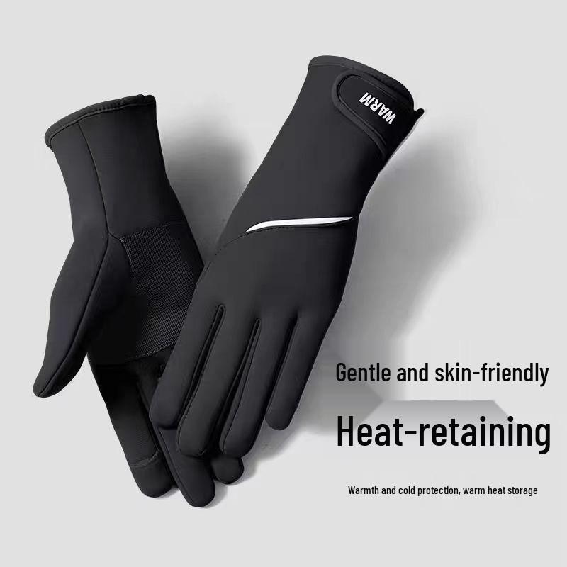 Damen Winter Warme Touchscreen Handschuhe - Samtgefüttert, Rutschfest, Wasserdicht für Outdoor-Fahrten & Bergsteigen