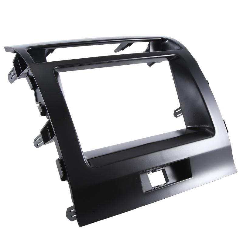 Durable-1 PCS Car Radio Fascia Black Plastic For TOYOTA Land Cruiser 200 (V8) 2007-2015 Dash Fitting Kit