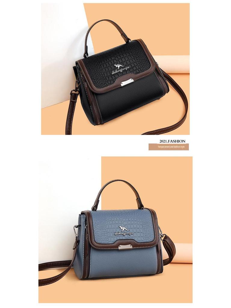 Genuine Leather Women's Fashion Tote: 2025 Versatile Large Capacity Shoulder & Messenger Handbag