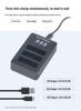 AZ16-1 Xiaoyi 4K Sports Camera Triple Battery Charger for 2nd Gen 4K+ Action Camera Accessories