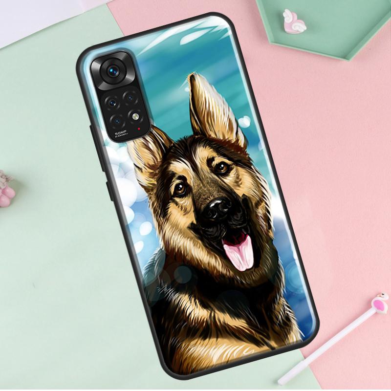 Deutscher Schäferhund Für Redmi Note 12 Pro Plus Hülle Für Redmi Note 10 8 9 11 Pro 12S 11S 10S 9S 9C 10C 12C Hülle