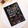 Portable Scratch Drawing Book Built in Colorful Pattern Twin Coil Binding Doodling Book for Children Adult Art Drawing