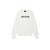 WE11DONE Sweaters Unisex White Crew Neck Moderate Other WD-KT1-25-657-U-