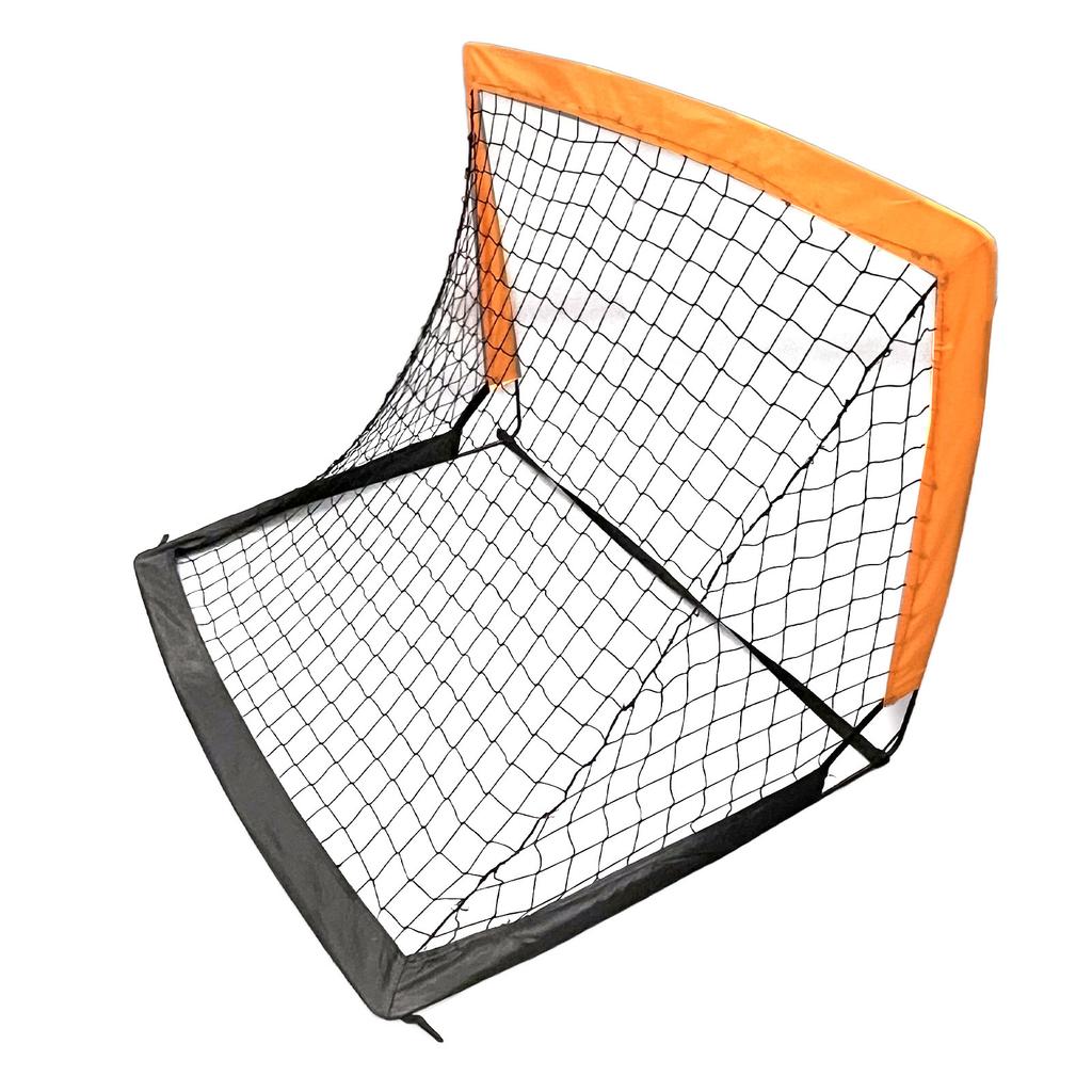 2Pcs Portable Soccer Goal Multifunction Rectangle Foldable Soccer Goal Net Frame Set for Kids