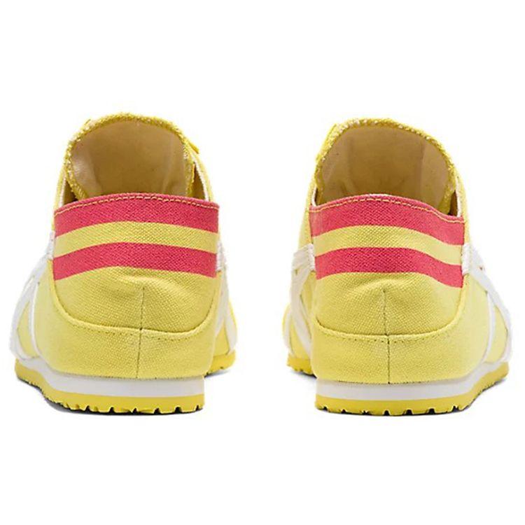 Onitsuka Tiger Mexico 66 Casual Comfortable Lightweight Durable Low-Top Running Shoes Unisex Sneakers Bright-Yellow 1183A437-751