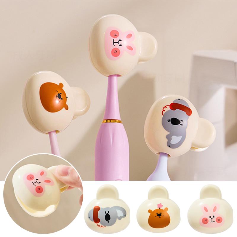 1/2/3PCS Portable Toothbrush Head Cover Clips Universal Animal Patterns Toothbrush Protector Caps Dustproof For Household Travel