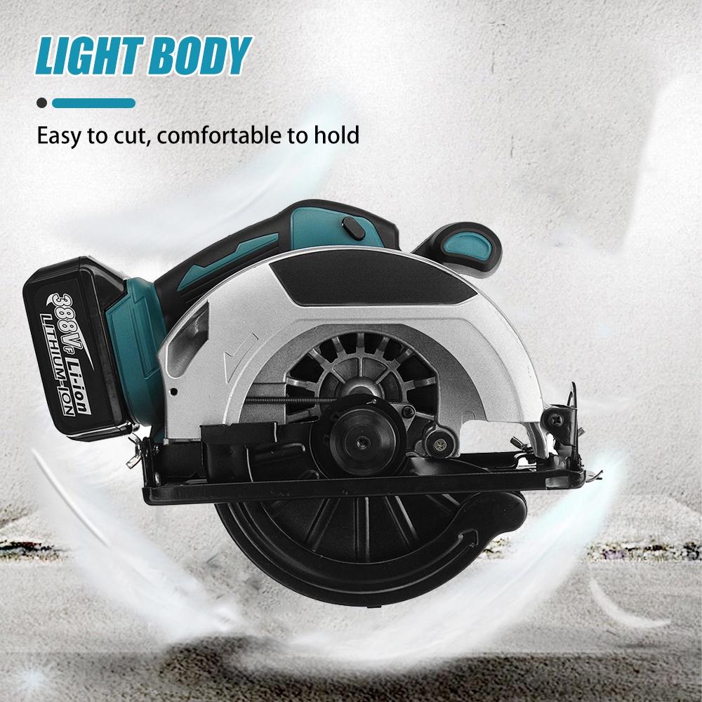 7inches 388VF 180mm Cordless Circular Saw Versatile for Woodworking Cutting  18V 22900mAh