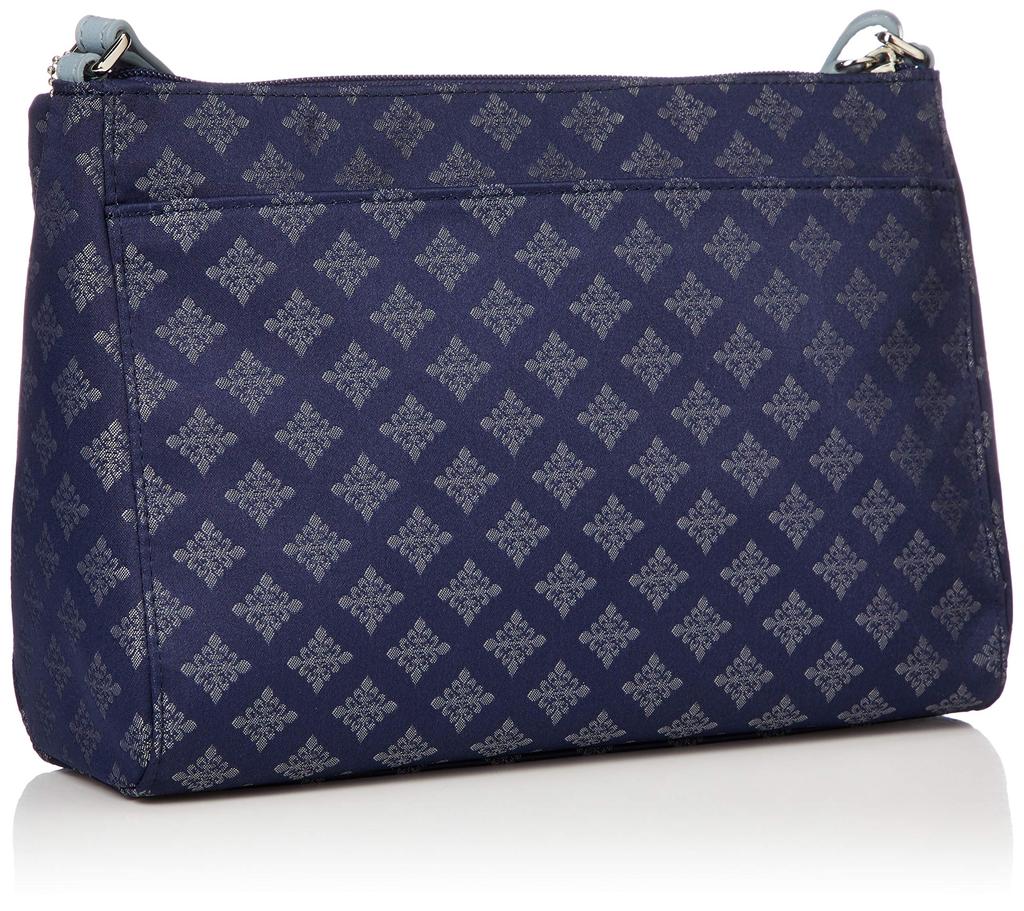 Patrick Cox Color Quartet Shoulder Bag, Crossbody Pouch, Lily-Patterned Jacquard, Colorful Long Shoulder Bag, Lightweight, Crossbody Pouch with
