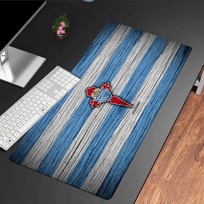Celta Vigo Crest Glowing Mouse Pad, Rubber Base, Mouse Pad for Gamers and Office Use, Gaming Desk , Easy To Clean Mat Christmas fan gifts