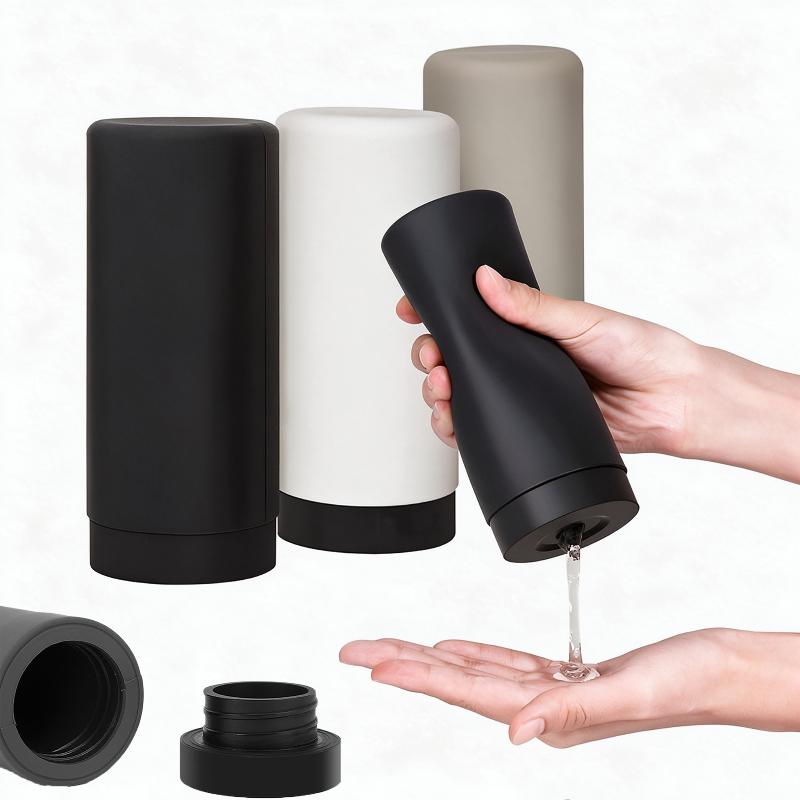 1Pcs Dish Washing Liquid Squeeze Dispenser Kitchen Sink Soap Dispenser Silicone Hand Soap Shower Gel Travel Storage Bottle