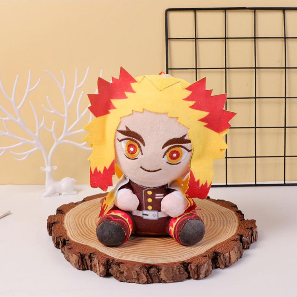 20cm Demon Slayer Tanjirou Nezuko Plush Toy Japanese Anime Cartoon Character Doll Padding Classic Cute Kawaii Gift For Kids Toys