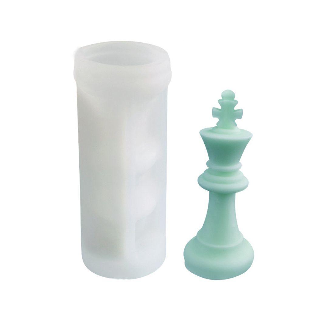 Demold DIY Creative Silicone Baking Mold Candle Mould Chess Piece Mold Crafts Making Home Decor