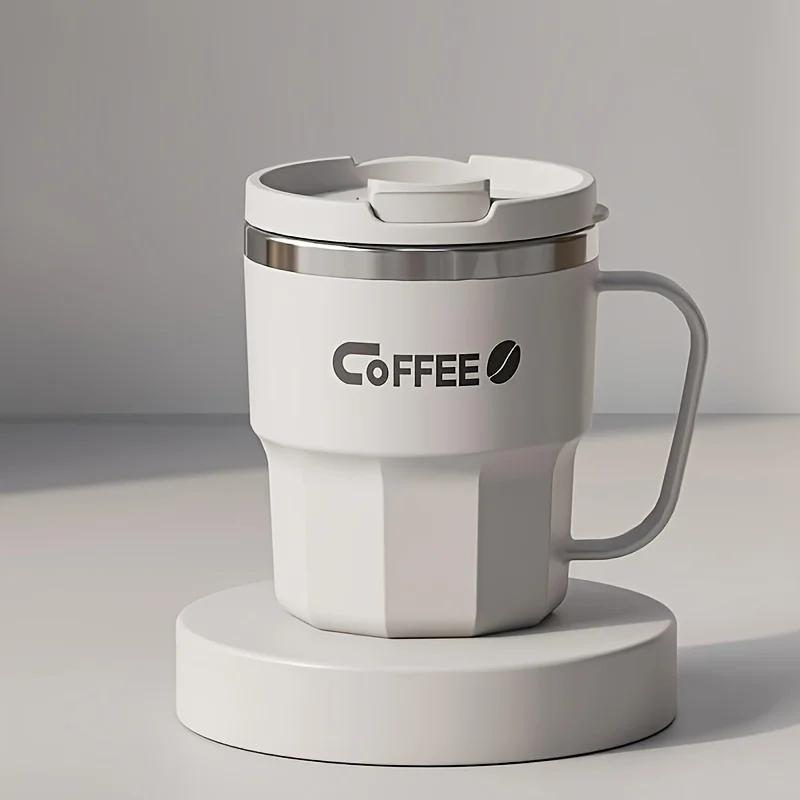304 Stainless Steel Insulated Cup with Lid | Hot Selling Anti-Drop Household/Office Gift Mug