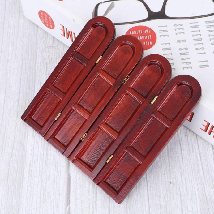 Mini Wooden Room Divider Panel For Dollhouses Bathroom Study Decoration 12.5cm Craftsmanship
