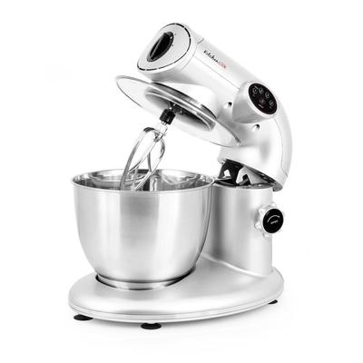 KitchenCook 5l Robot Mixer - 1000w - 4 Speeds - 3 Functions - Whisk - Mixer - Hook - Anti-Splash Cover