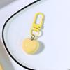 5pcs Anti-lost Heart Pendant Keyring Macaron Colors Car Keychain  Hanging Jewelry