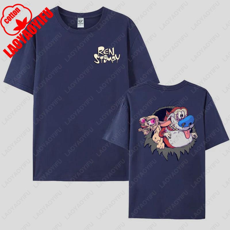 Ren and Stimpy Adulting Whats That TShirt High Quality Cotton Shirt Mens Womens Camisetas Trending Hipster Cotton Unisex Tee