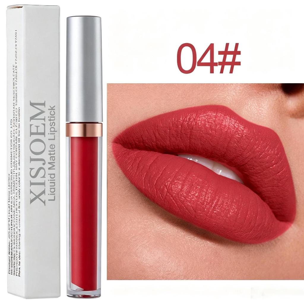 Neutral Matte Waterproof Non-stick Lip Gloss – Long-lasting Lip Glaze