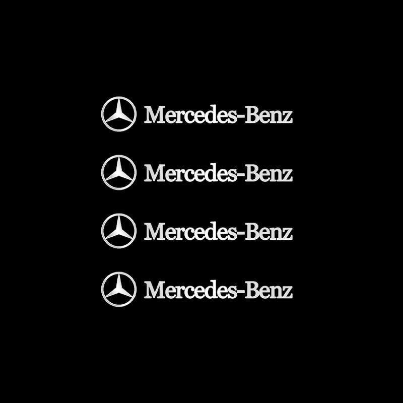 TVE4 4/10pcs 3D Metal Car Interior Dekoration Stickers Badges for Mercedes Benz W177 W247 W176 W212 W213 CLA Car Styling