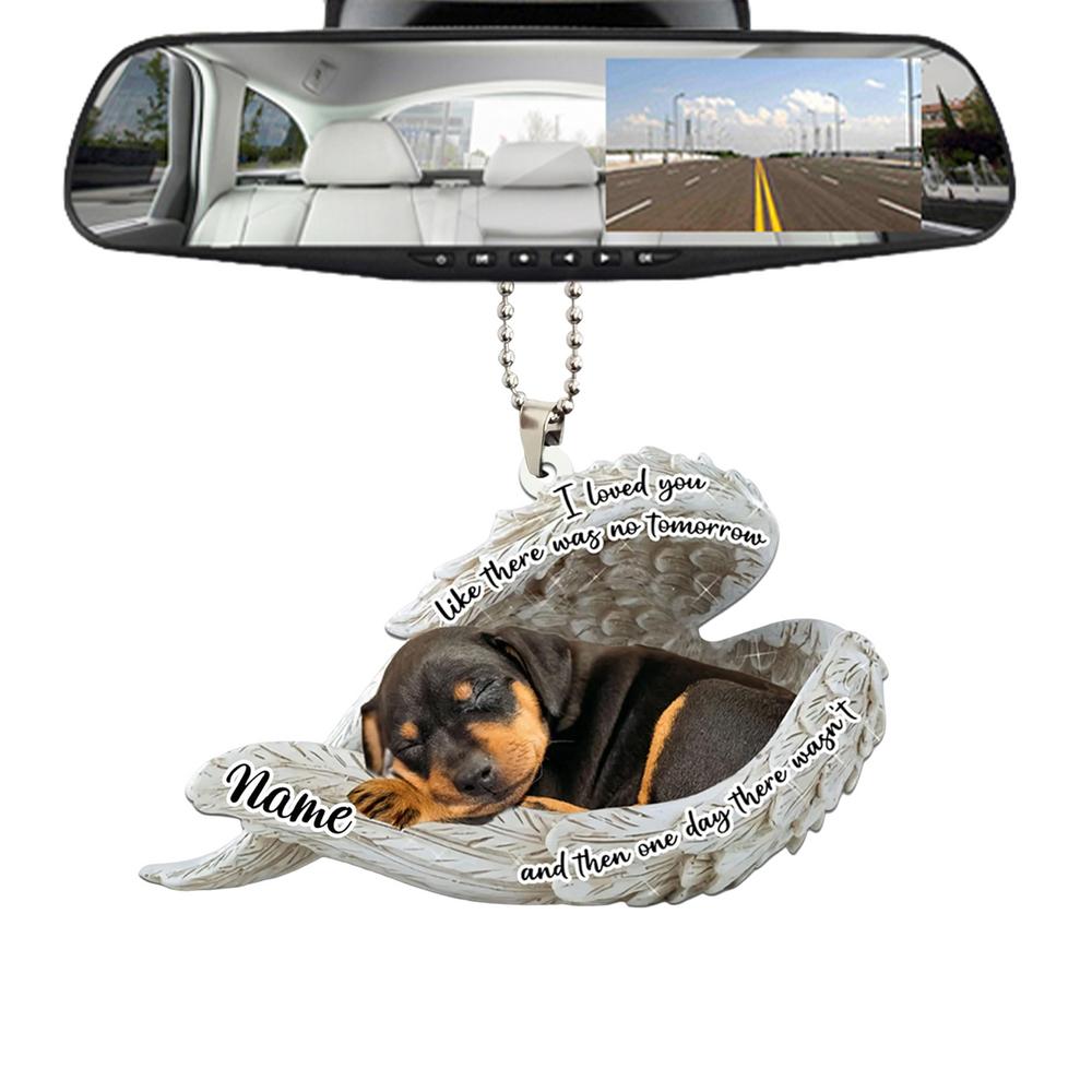 

Собака Акриловый Орнамент Собака Спящий Ангел Орнамент 2D Милые Крылья Акриловый Ангел Декор Для Двери Вечеринка Стены Рождественская Елка Машина