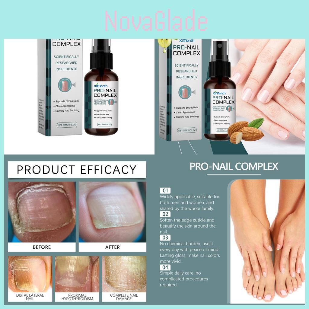 Ximonth Spray Soin des Ongles Formule Hydratante Pour des Ongles et des Cuticules Sains et Lisses