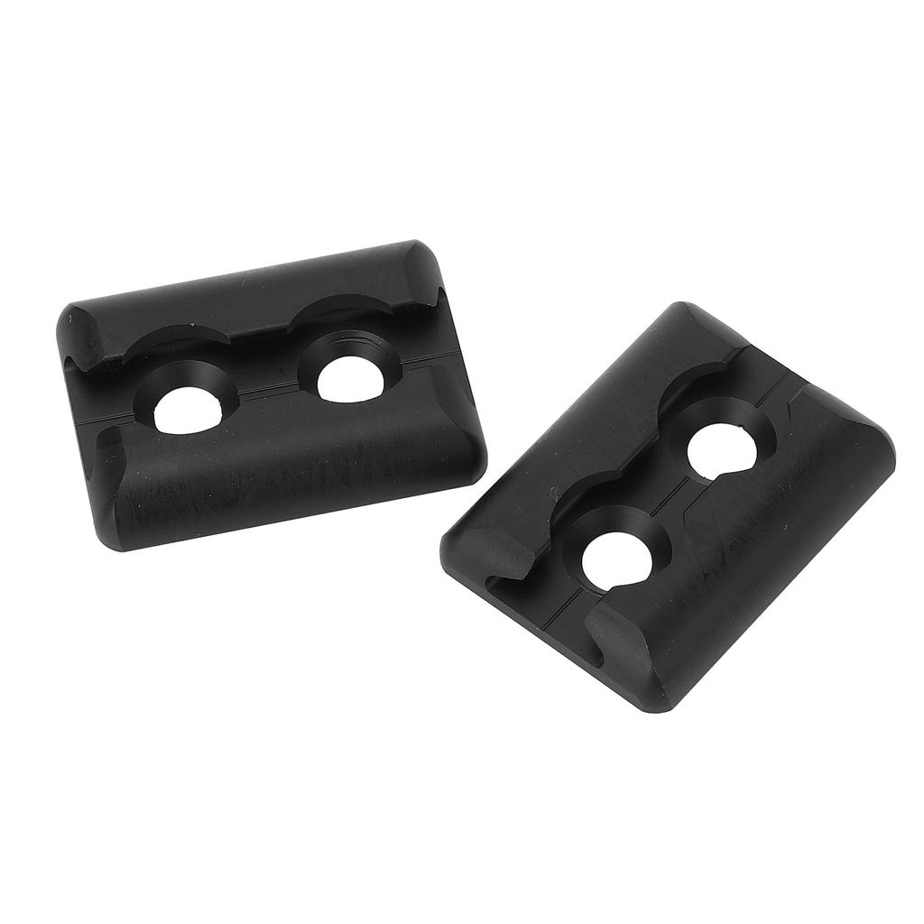 1 pár Hliníková slitina Upevňovací deska přívěsu Upevňovací systém Kotvy pro letadla Obytné vozy Dodávky Sanitky Černá