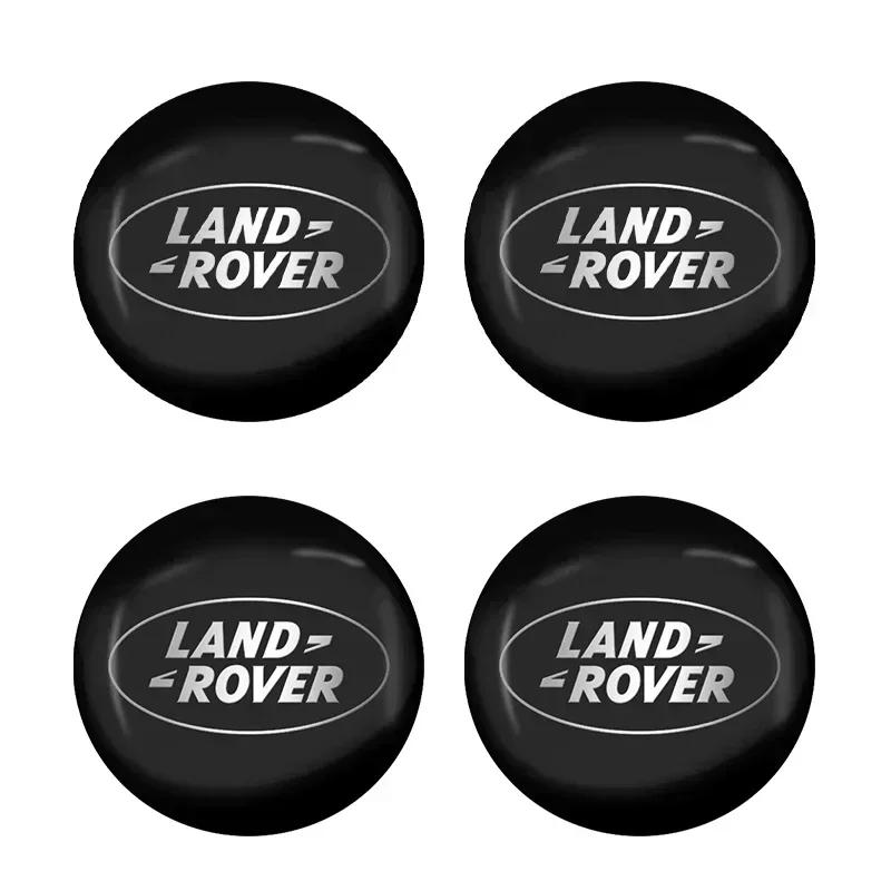 

For Land Rover Discovery 4 Range Rover Sport L320 Car 56MM Car Wheel Center Hub Cap Sticker Decal Car Styling Accessories чёрный