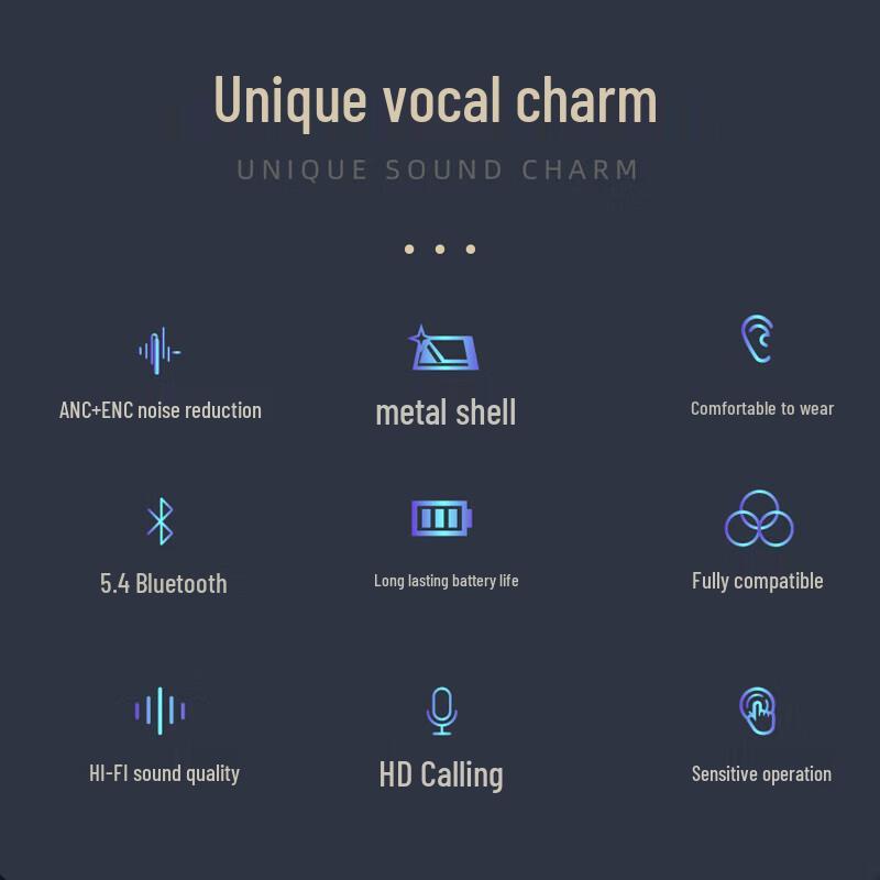 MAX60 Universal Wireless Bluetooth In-Ear Headphones: High-Quality, Noise Cancelling, Sports Design, Super Long Battery Life for Android & iOS.