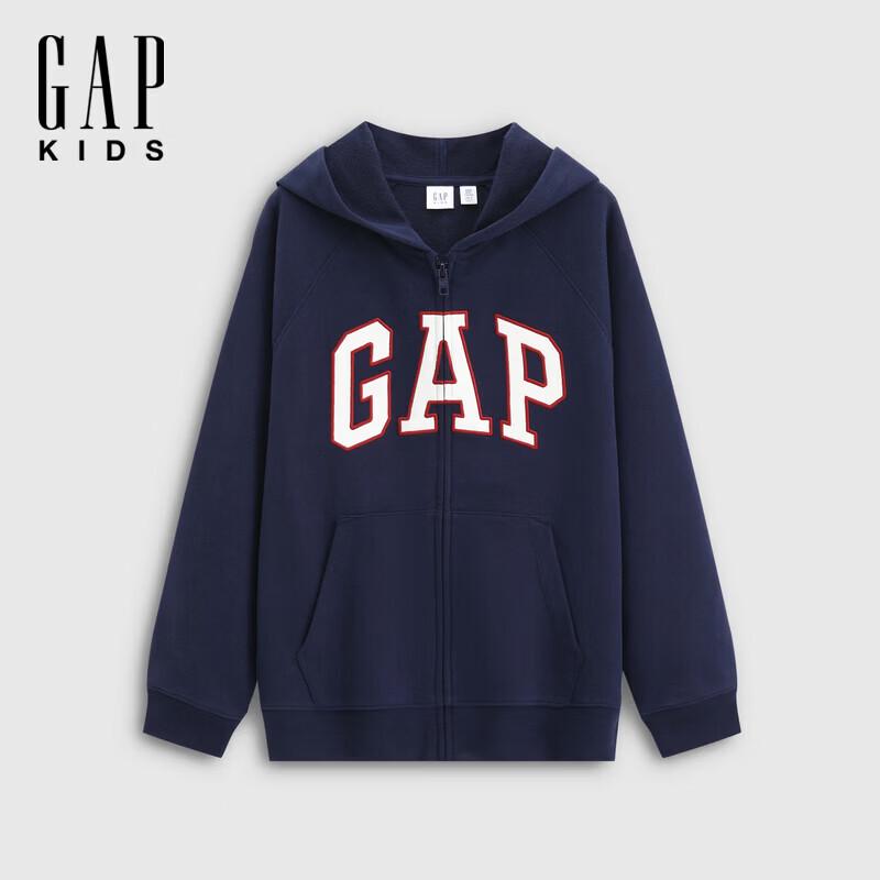 GAP Kids' 2026 Spring Logo Terry Hooded Sweatshirt
