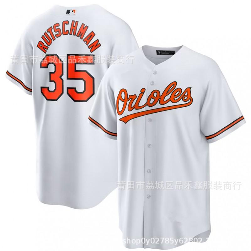 Baltimore Orioles MLB Baseball Jersey 35 Adley Rutschman Cotton Team Fan Apparel Men Women
