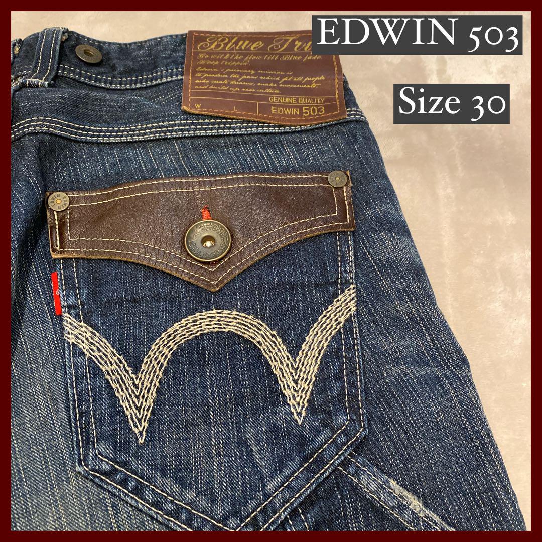 

[Б/У] EDWIN BLUE TRIP BTS503 Поношенный джинсовый комбинезон маляра