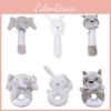 Baby Plush Animal Rattle Toy With Sound And Grasping For Early Education And Development