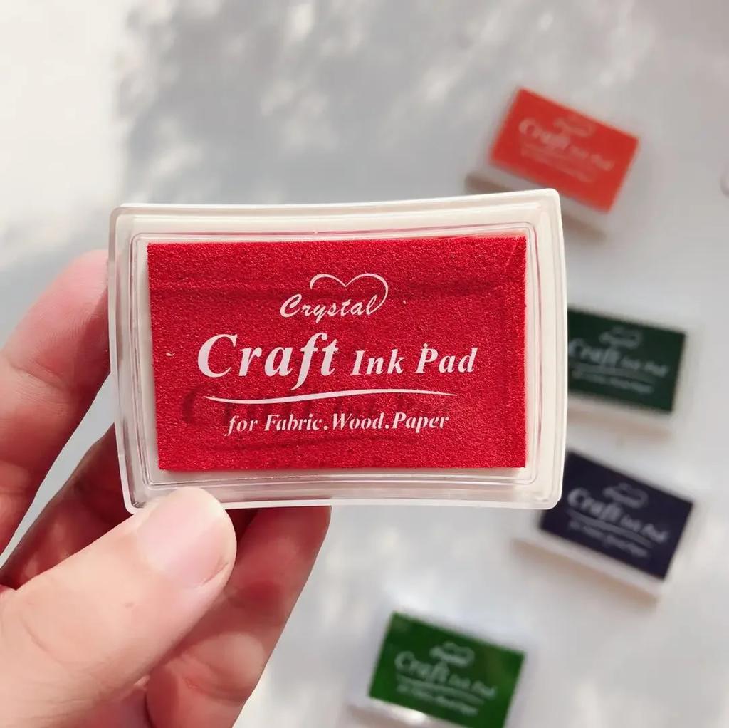 Tampone Inchiostro Tampone Inchiostro per Artigianato Fai da Te Gomma Timbri Autoinchiostranti a Rullo Cancelleria Album per Scrapbooking Decorazione Carta