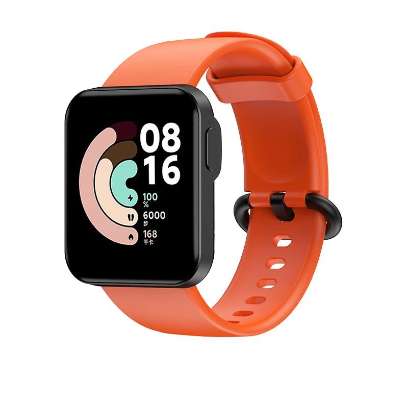 

Watch Silicone Band For Xiaomi Mi Watch Lite Strap Replacement Smart Sport Bracelet Wristband For XiaoMi Redmi Watch Correa помаранчевий
