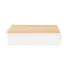 Umbra REFLEXION STORAGE for Accessory Storage BOX, White/Natural,