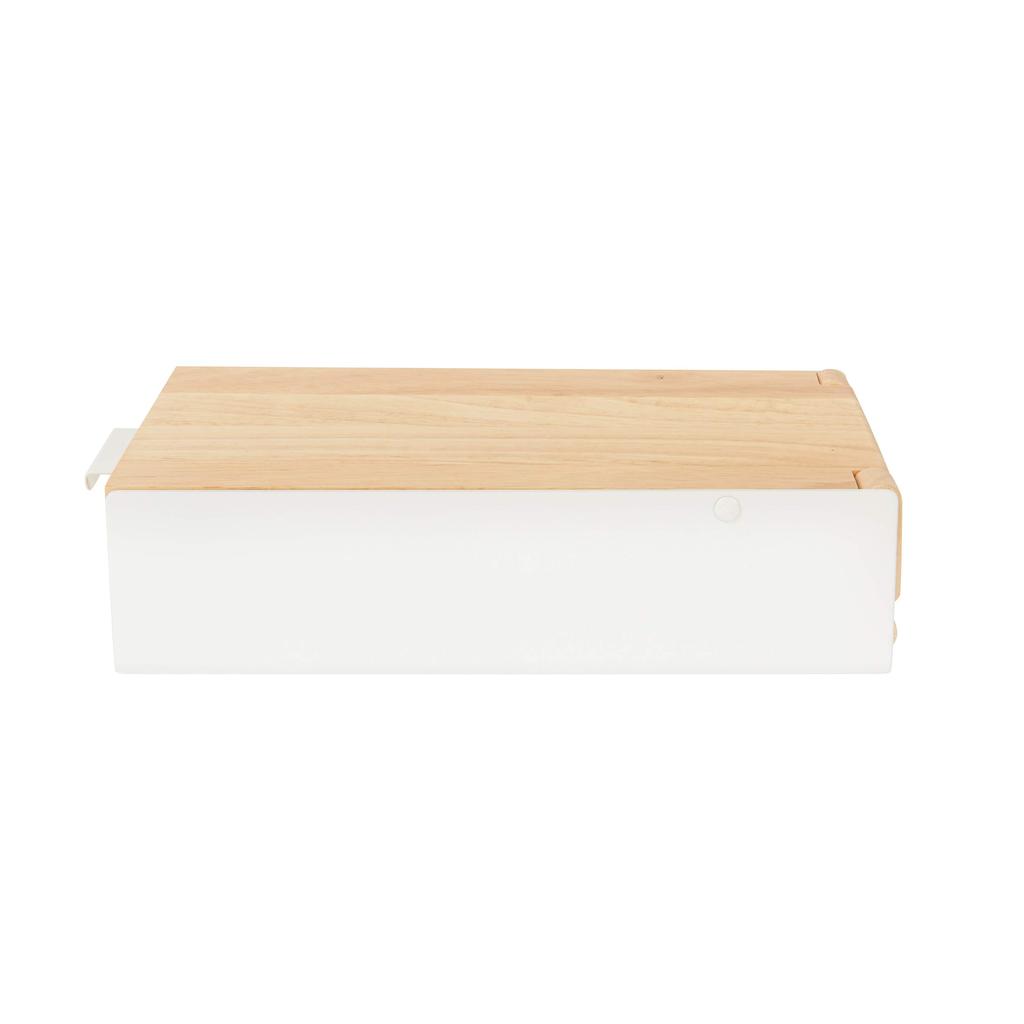Umbra REFLEXION STORAGE for Accessory Storage BOX, White/Natural,