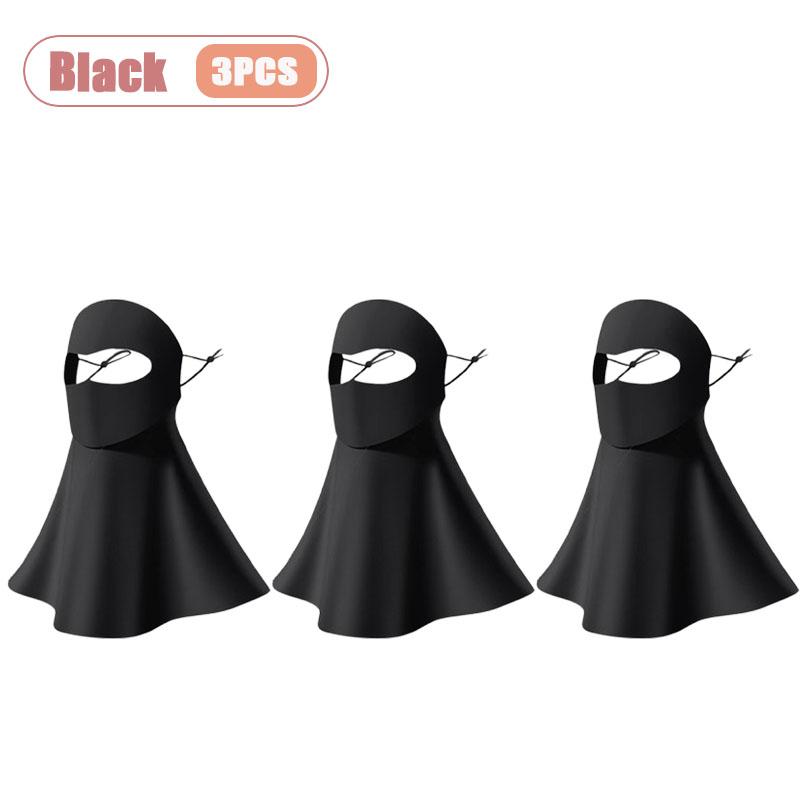 1-10PCS Ice Silk Face Mask Women Cooling Breathable UV Protection Eye Cover Summer Sun Mask Dustproof Stylish Face Gaiter