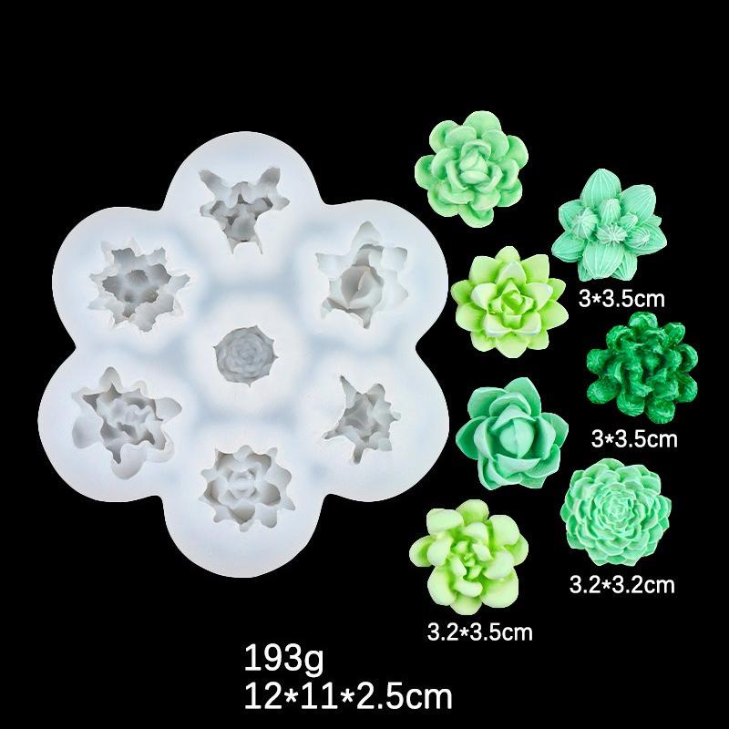 Blumen Silikonformen 3D Rose Pfingstrose Schokolade Kuchen Backform Handgemacht Gips Harz Handwerk Herstellwerkzeug