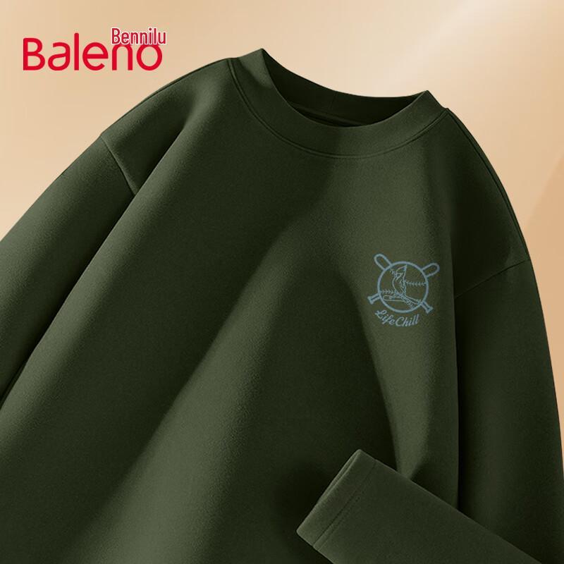 Baleno Men's Loose Fit Long Sleeve Graphic T-Shirt