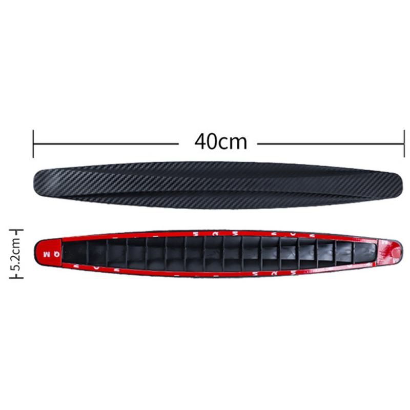 2pcs Car Bumper Corner Strip Universal Anti-Scratch Trim Cover PVC Strips Anti-collision Car Corner Bumper Guard