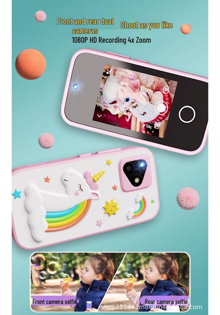 D8 Kids' Touchscreen HD Dual Camera Photo & Video Toy Gift
